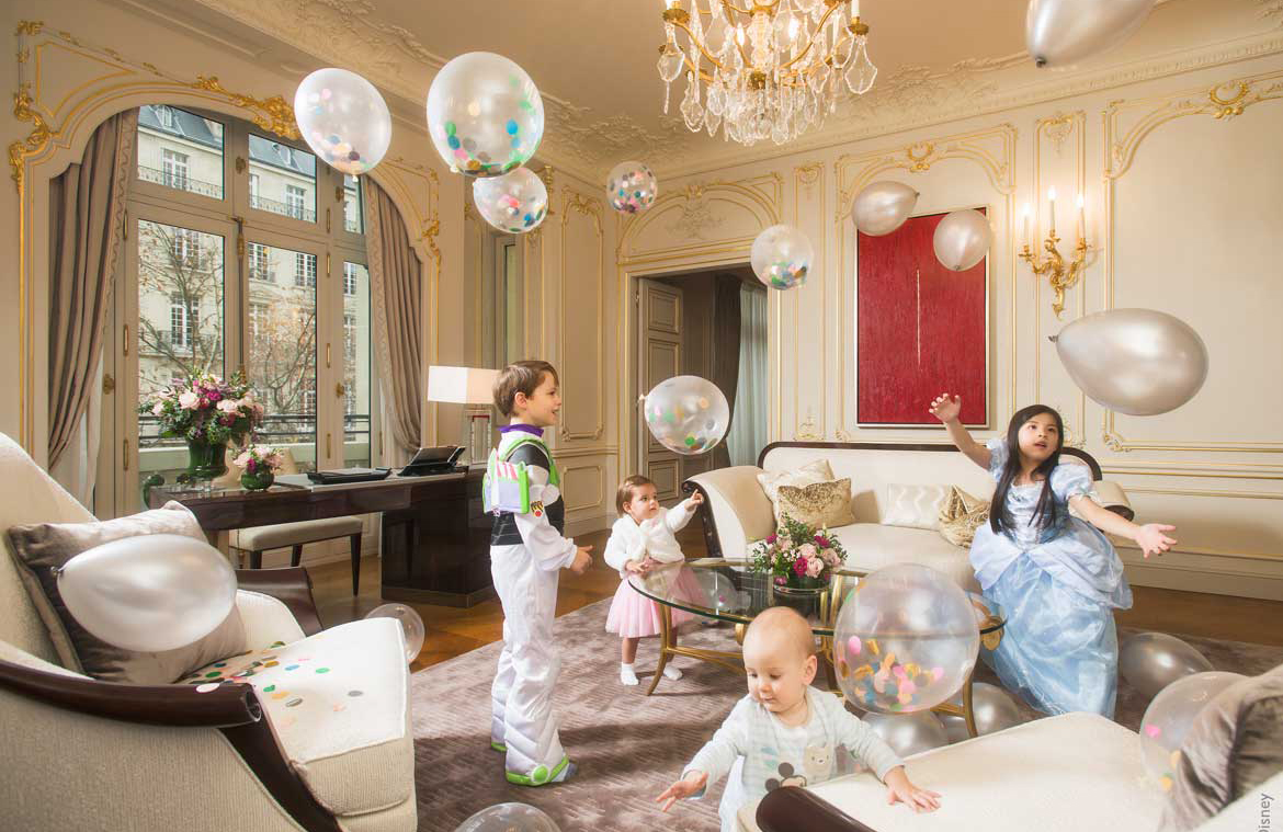 Paris Hotel Room with Children
